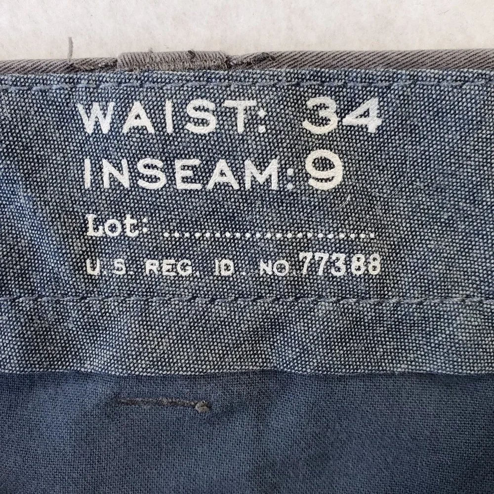 J.Crew Stretch Chino Shorts Mens 34‎ Gray 9
